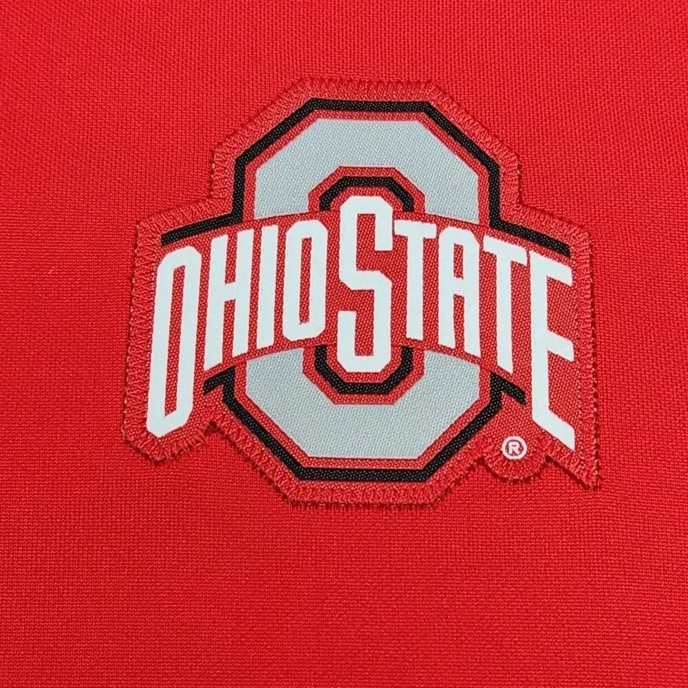 Ohio State Buckeyes Nike Golf Shirt Dri-Fit Men Sz XL Red Football OSU NCAA
